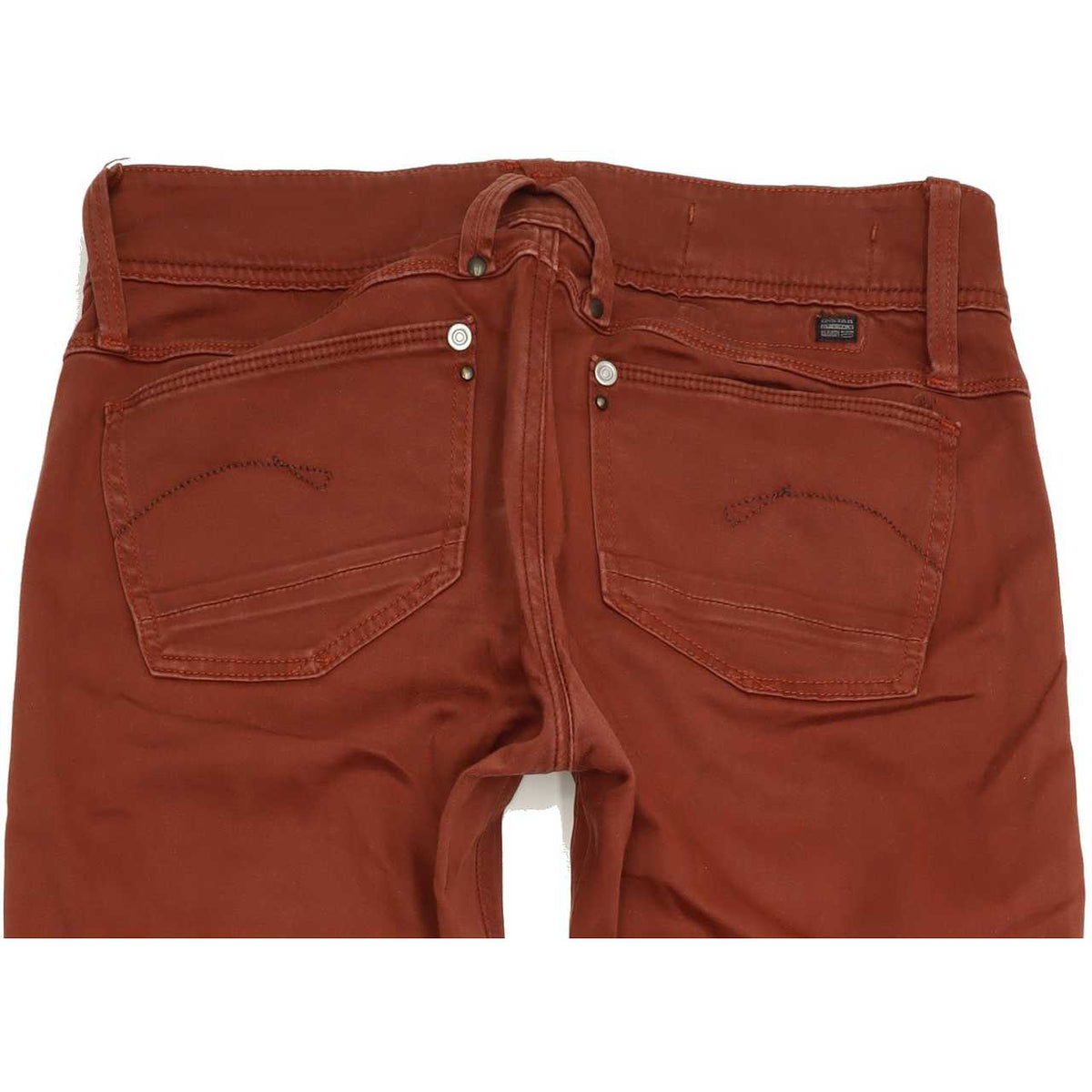 G-Star Lynn Women Brown Skinny Slim Stretch Jeans W28 L33