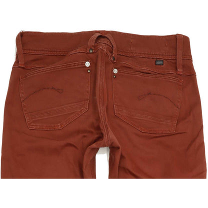 G-Star Lynn Women Brown Skinny Slim Stretch Jeans W28 L33