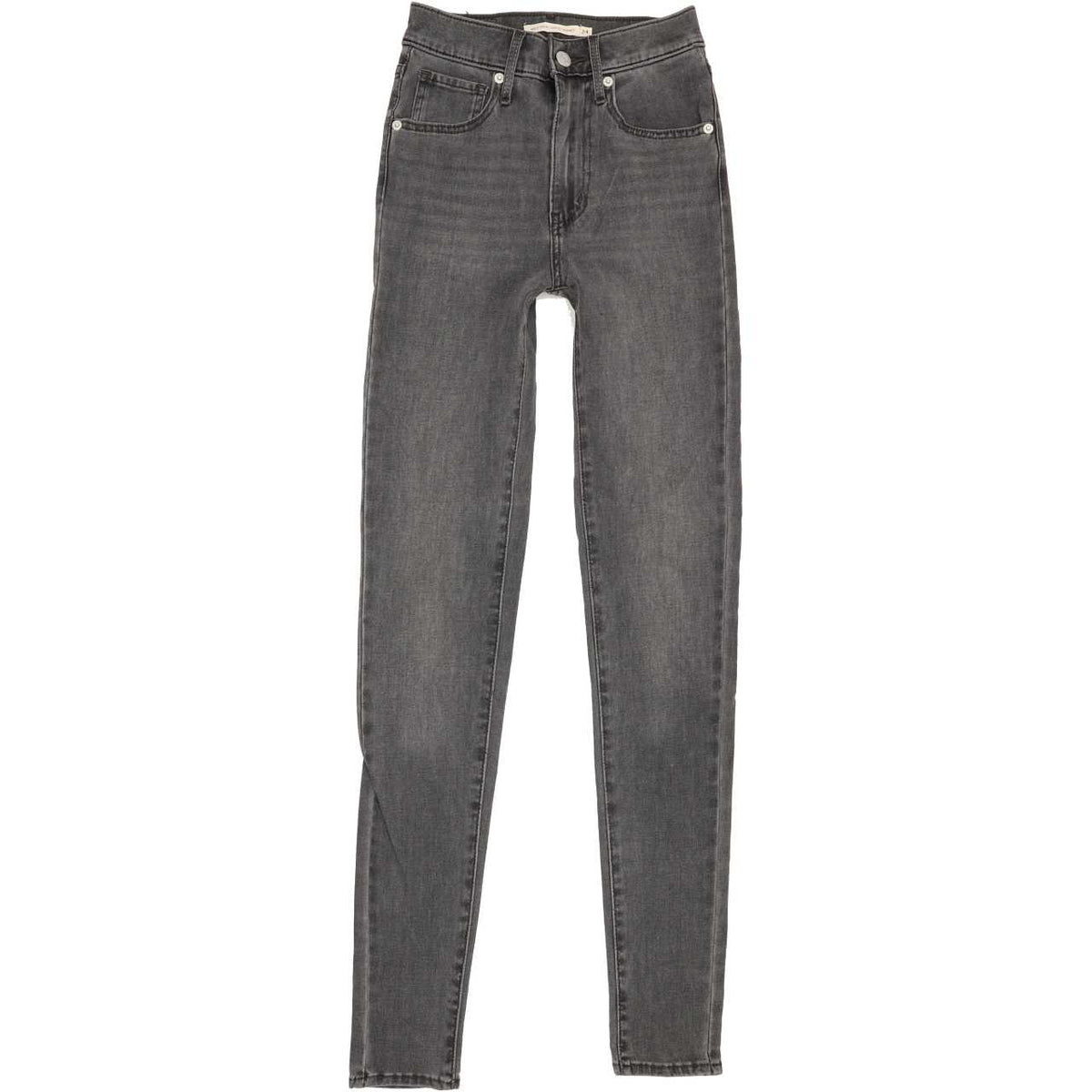 Levi's Mile High Rise Women Grey Skinny Stretch Jeans W24 L30
