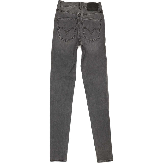Levi's Mile High Rise Women Grey Skinny Stretch Jeans W24 L30