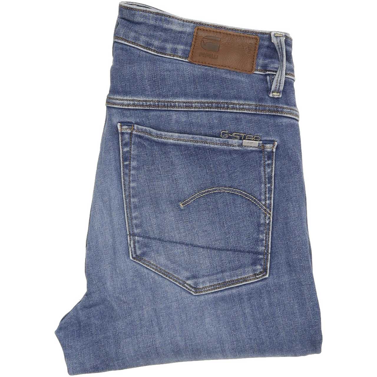 G-Star 3301 Men Blue Skinny Regular Jeans W27 L29