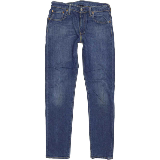 Levi's 512 Men Blue Tapered Slim Stretch Jeans W30 L31