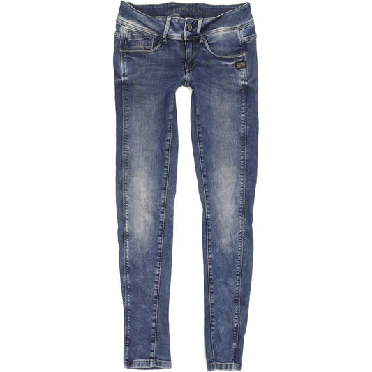 G-Star Midge Cody Women Blue Skinny Slim Stretch Jeans W26 L30