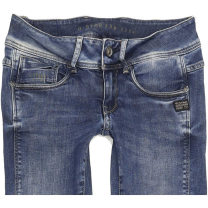 G-Star Midge Cody Women Blue Skinny Slim Stretch Jeans W26 L30
