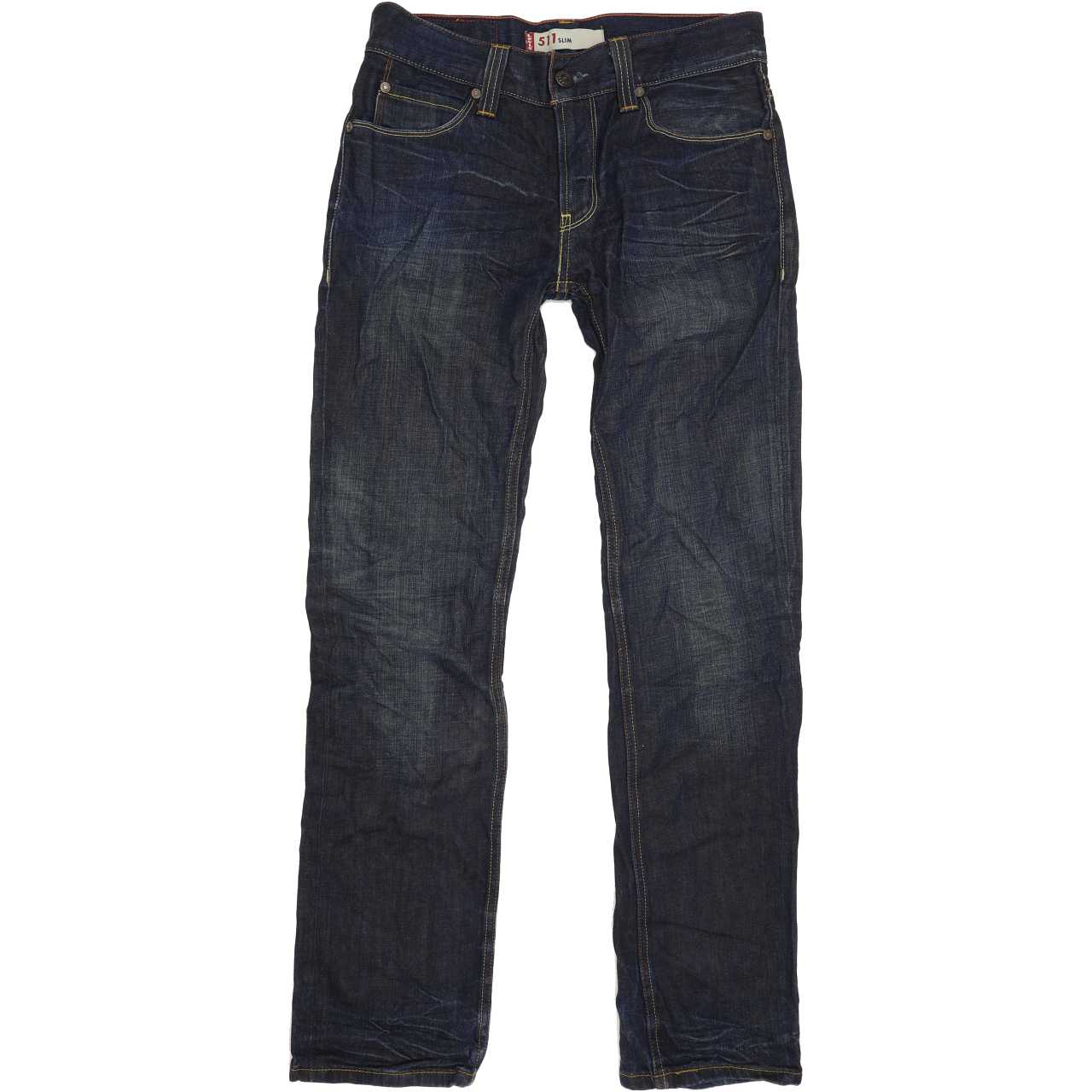 Levi's 511 Men Blue Straight Slim Jeans W32 L32