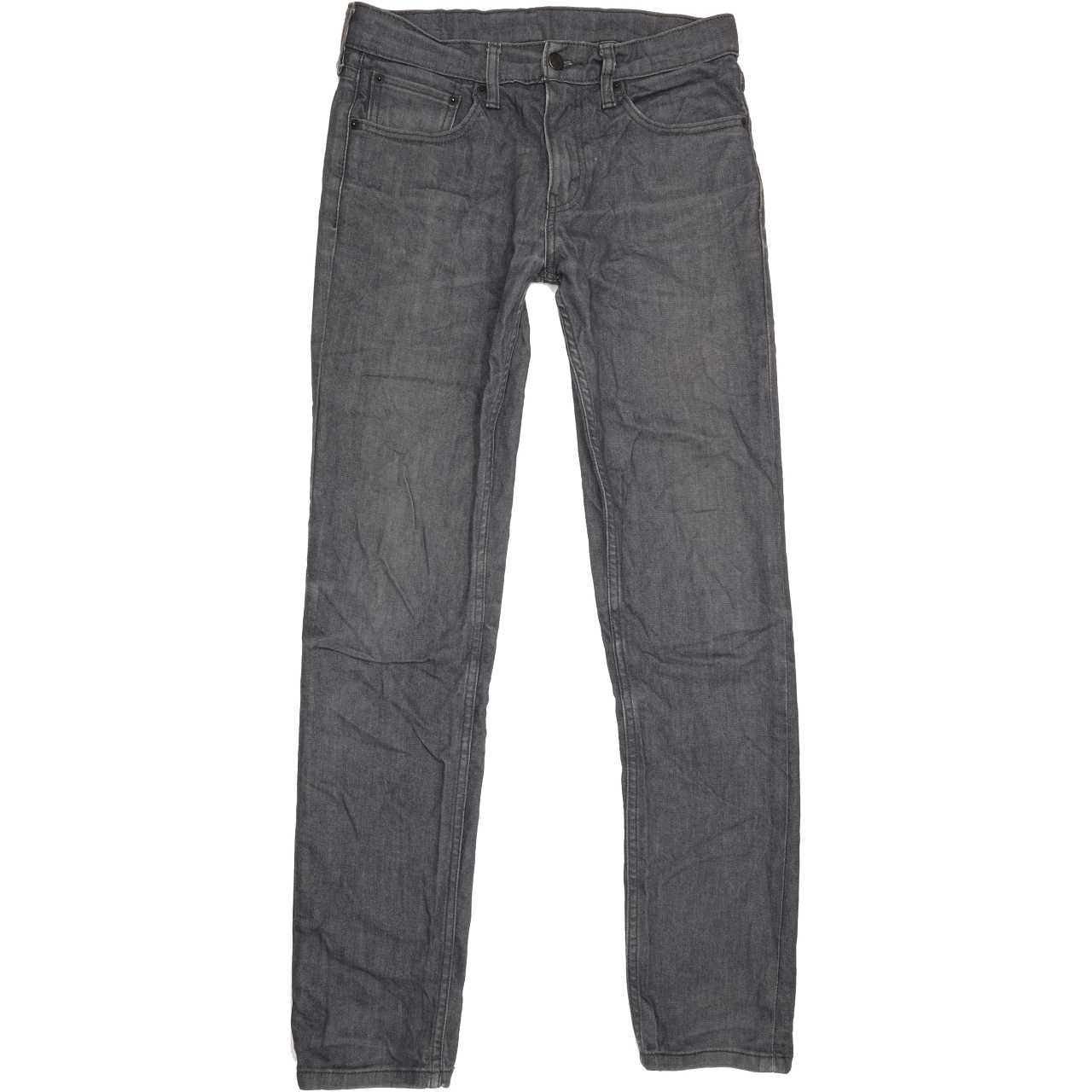 Levi's 511 Men Grey Straight Slim Stretch Jeans W32 L33