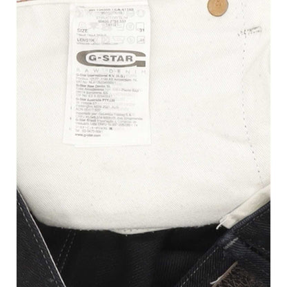 G-Star Structor Women Black Straight Slim Jeans W31 L34