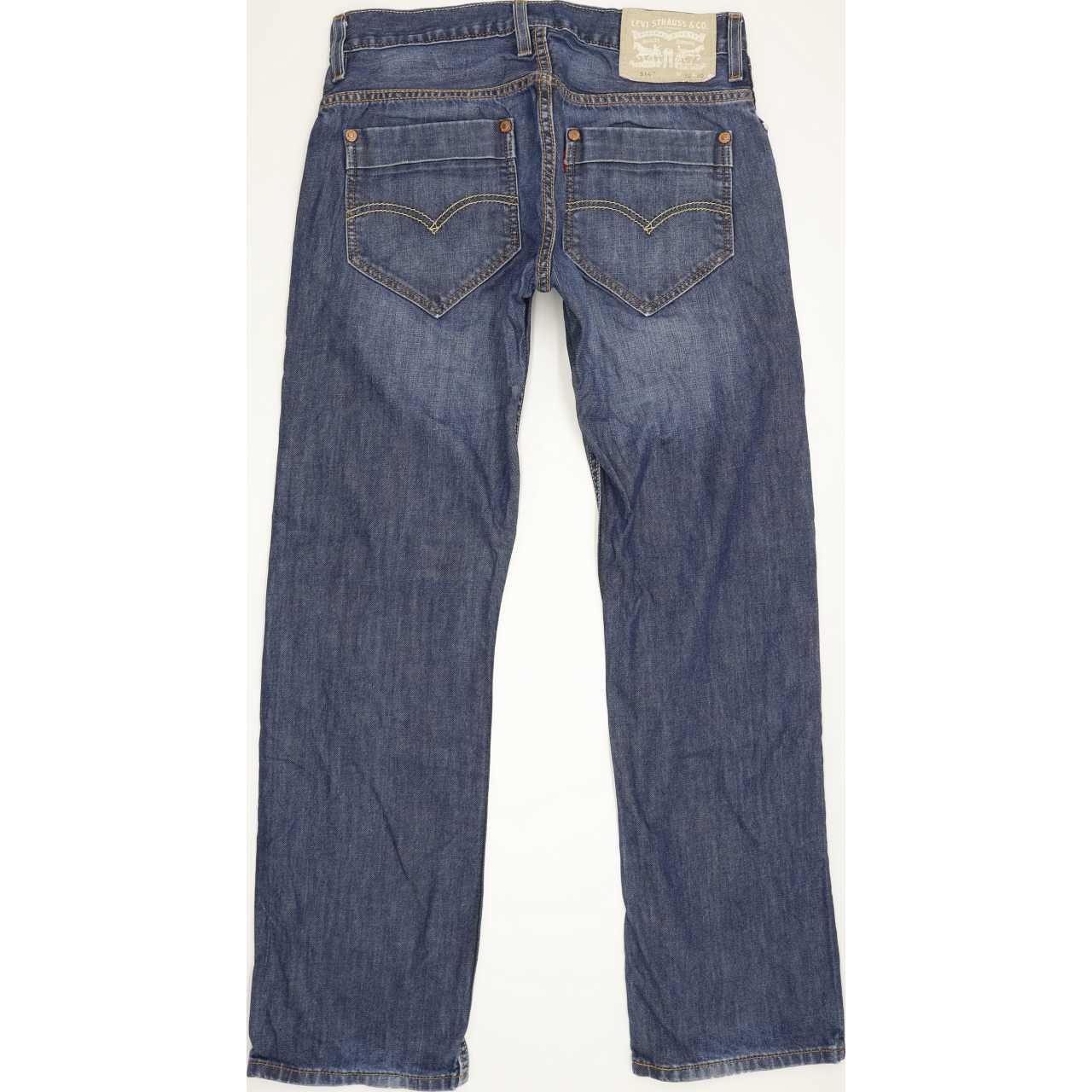 Levi's 514 Men Blue Straight Slim Jeans W30 L30