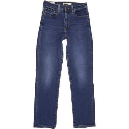 Levi's 724 High Rise Women Blue Straight Stretch Jeans W28 L27