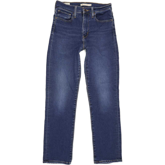 Levi's 724 High Rise Women Blue Straight Stretch Jeans W28 L27