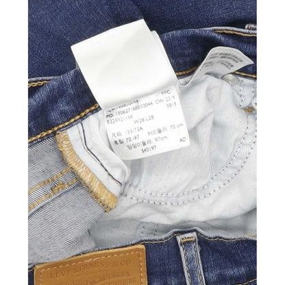 Levi's 724 High Rise Women Blue Straight Stretch Jeans W28 L27