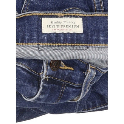 Levi's 724 High Rise Women Blue Straight Stretch Jeans W28 L27