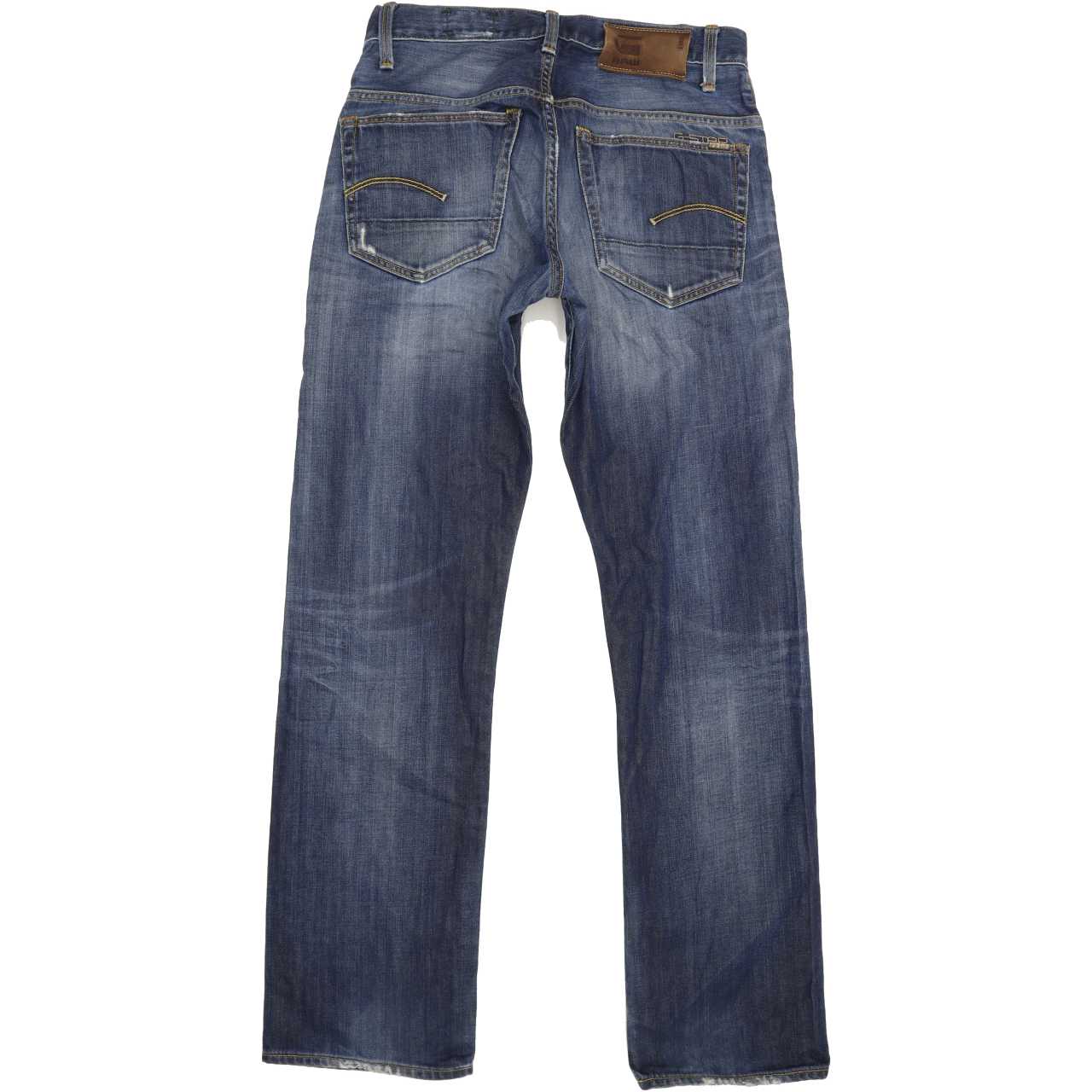 G-Star 3301 Men Blue Straight Regular Jeans W29 L32