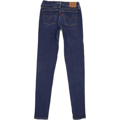 Levi's 710 Super Women Blue Skinny Regular Stretch Jeans W28 L32