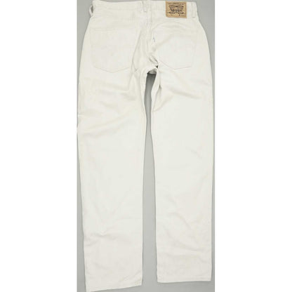 Levi's 551 Men Beige Straight Regular Jeans W32 L32