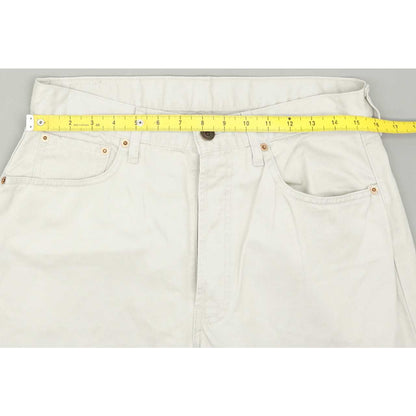 Levi's 551 Men Beige Straight Regular Jeans W32 L32