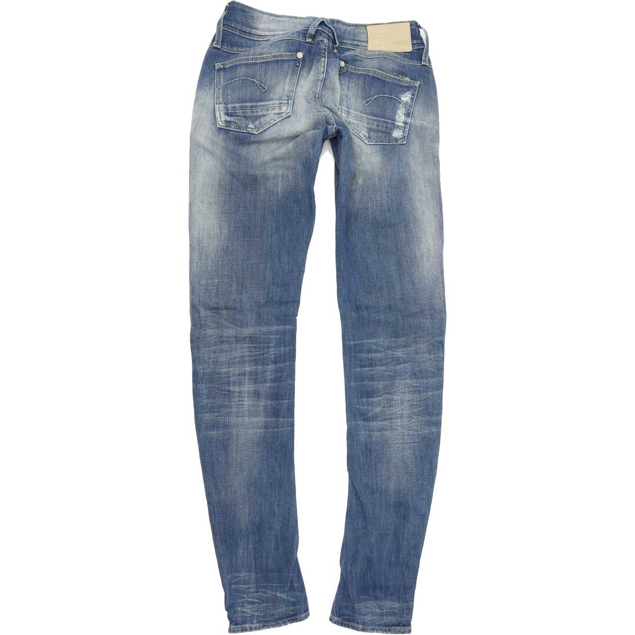 G-Star Women Blue Tapered Slim Stretch Jeans W27 L34