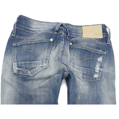 G-Star Women Blue Tapered Slim Stretch Jeans W27 L34
