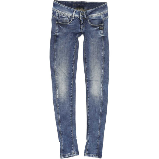 G-Star Midge Cody Women Blue Skinny Slim Stretch Jeans W25 L33