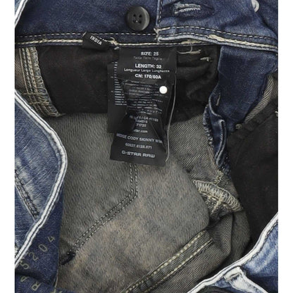 G-Star Midge Cody Women Blue Skinny Slim Stretch Jeans W25 L33
