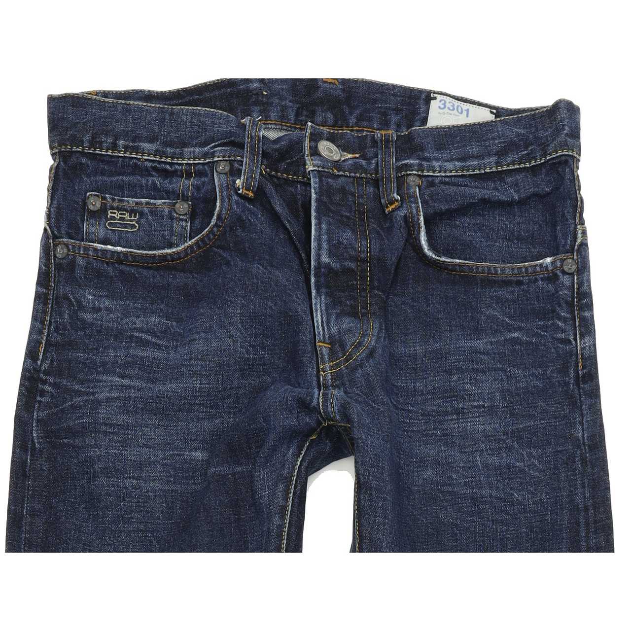 G-Star Men Blue Straight Regular Jeans W30 L33
