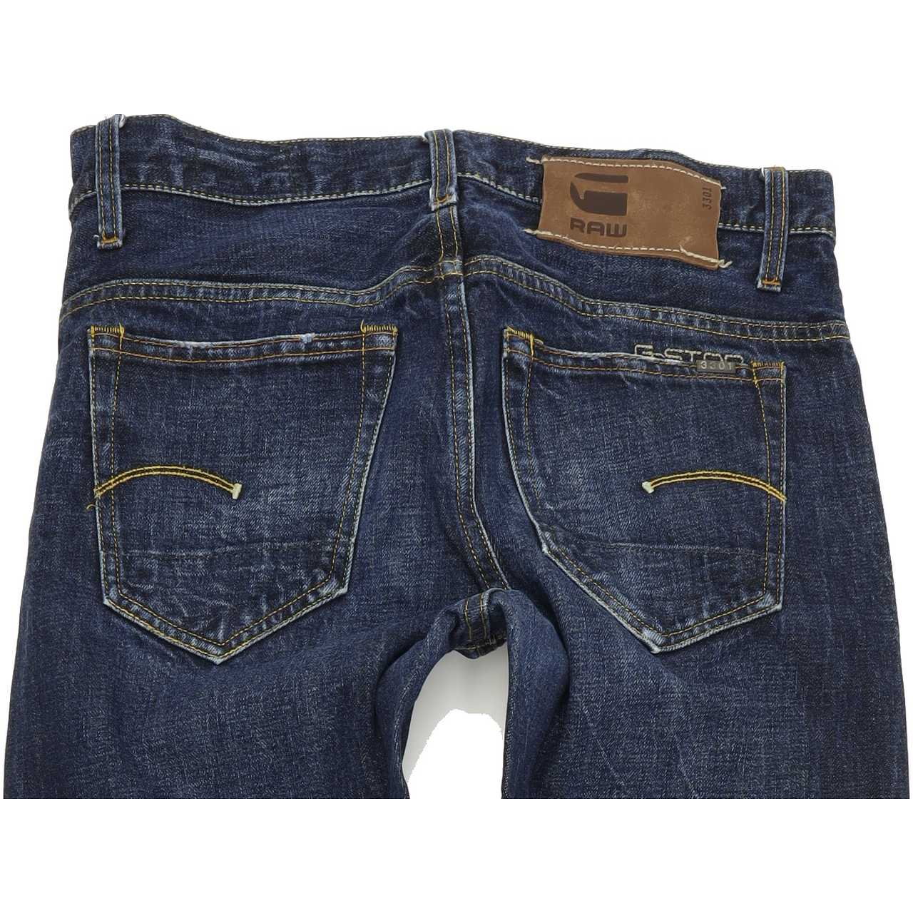 G-Star Men Blue Straight Regular Jeans W30 L33