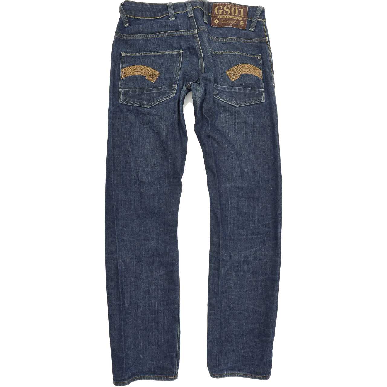 G-Star Heller Men Blue Straight Regular Jeans W30 L32