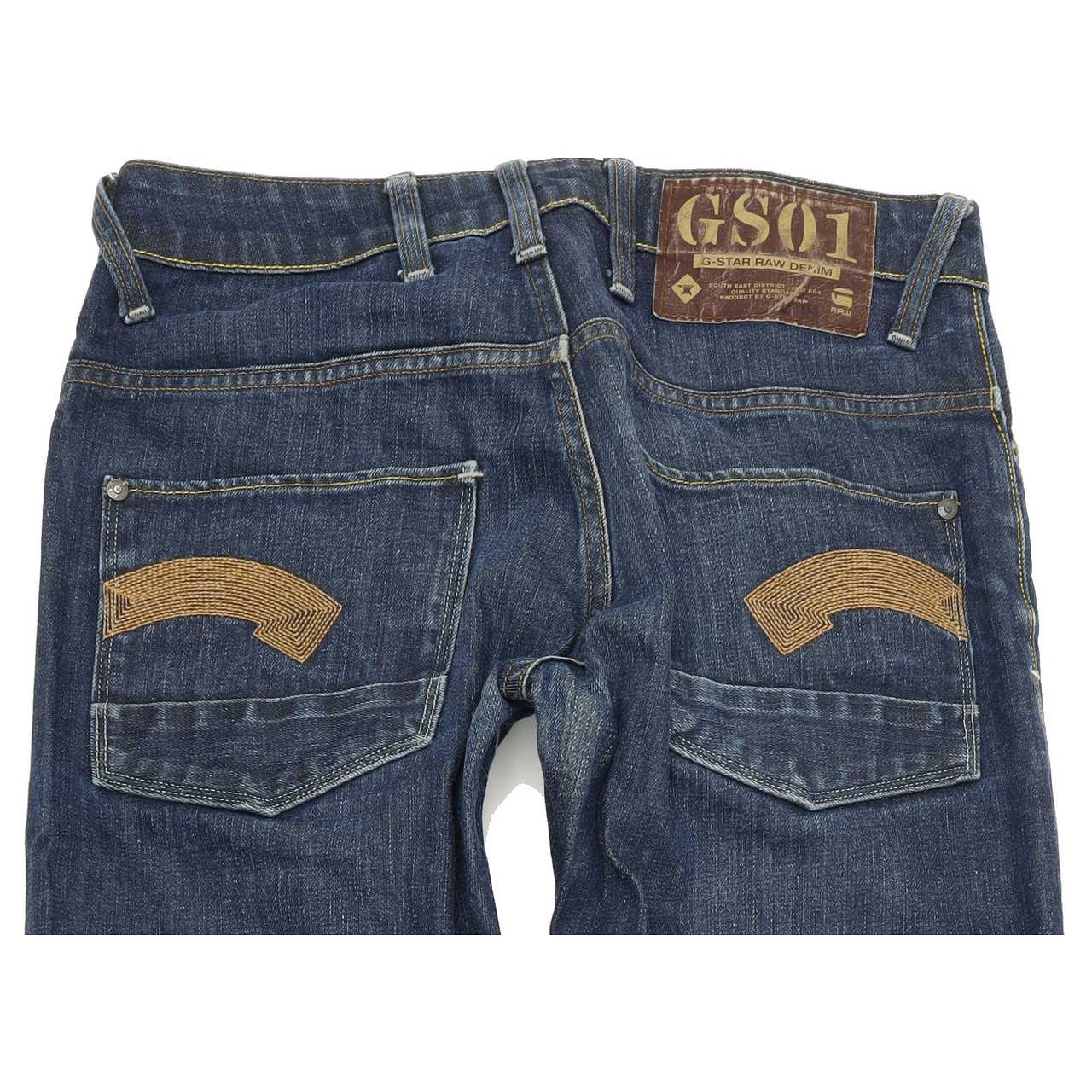G-Star Heller Men Blue Straight Regular Jeans W30 L32