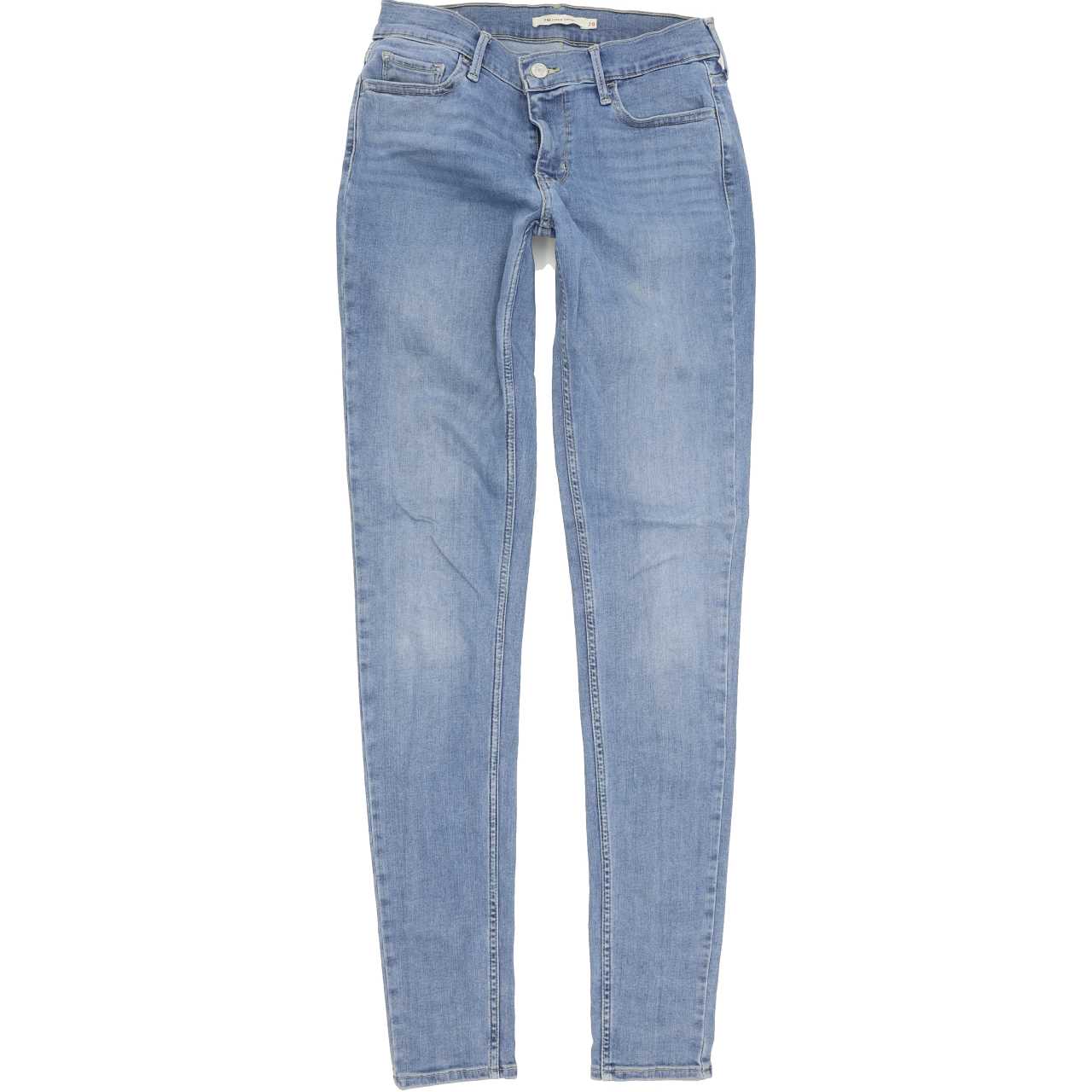 Levi's 710 Super Women Blue Skinny Slim Stretch Jeans W28 L34