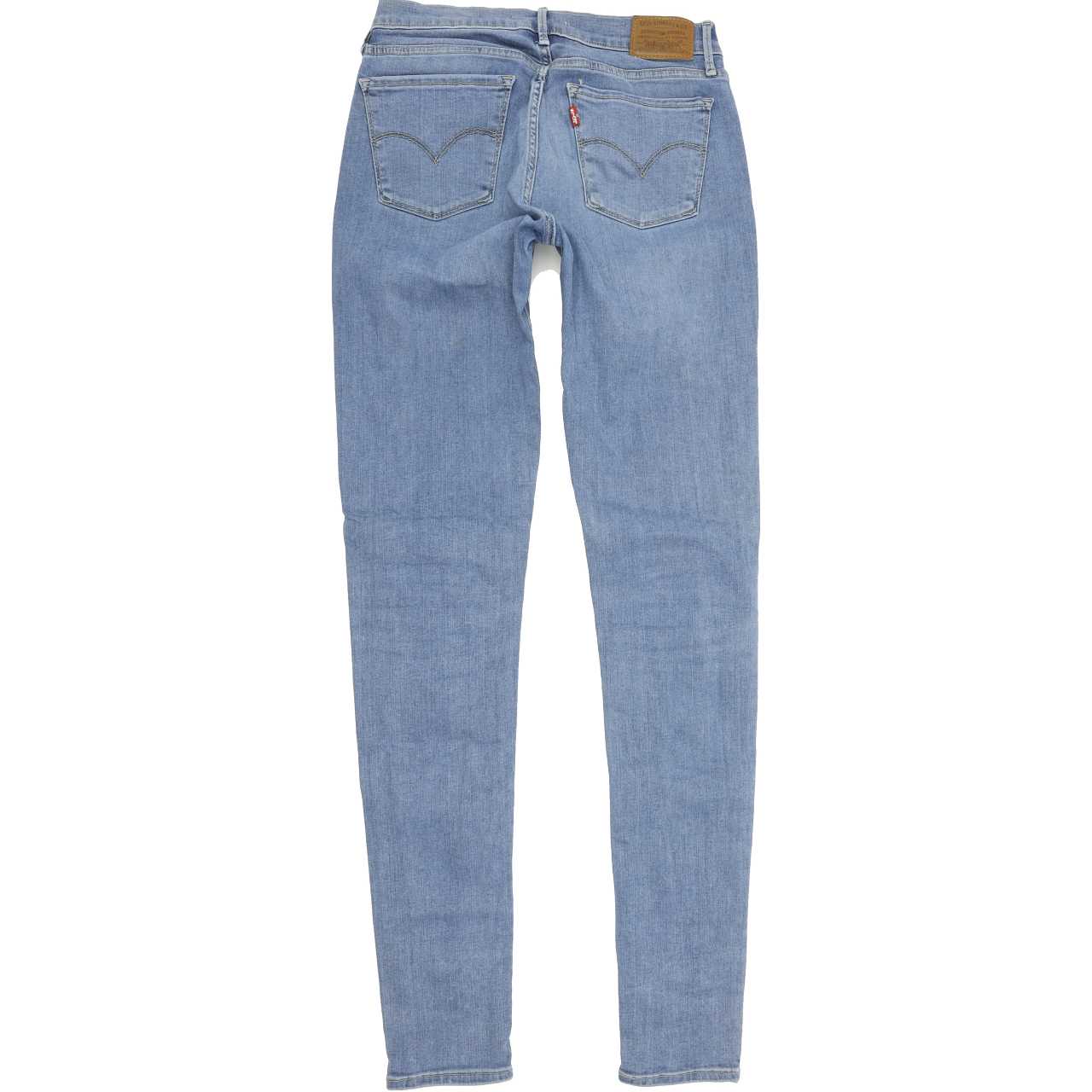 Levi's 710 Super Women Blue Skinny Slim Stretch Jeans W28 L34