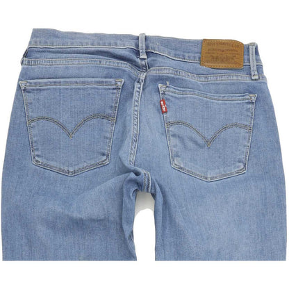 Levi's 710 Super Women Blue Skinny Slim Stretch Jeans W28 L34