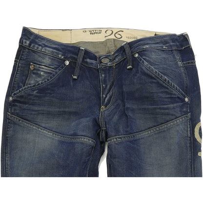G-Star 5620 Heritage Embro Women Beige Tapered Regular Jeans W28 L34