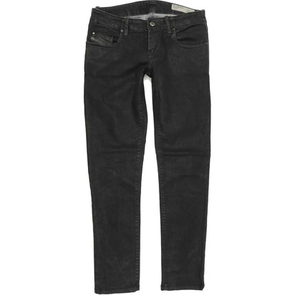 Diesel Grupee 0807V Women Black Skinny Slim Stretch Jeans W26 L28