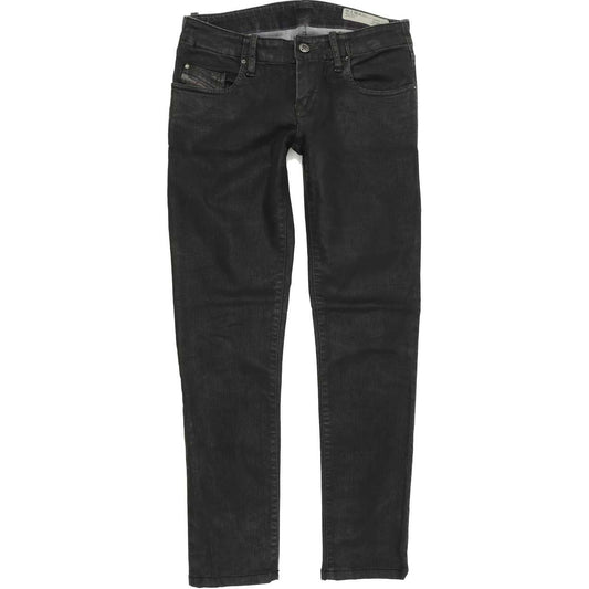 Diesel Grupee 0807V Women Black Skinny Slim Stretch Jeans W26 L28