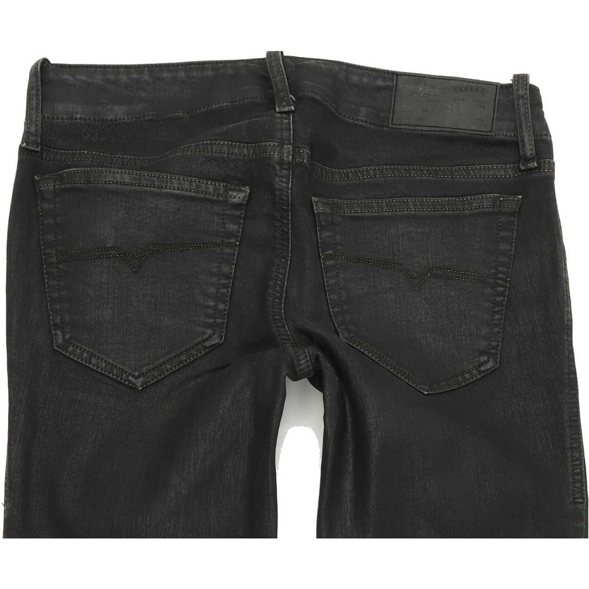 Diesel Grupee 0807V Women Black Skinny Slim Stretch Jeans W26 L28