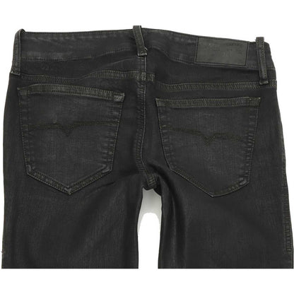 Diesel Grupee 0807V Women Black Skinny Slim Stretch Jeans W26 L28