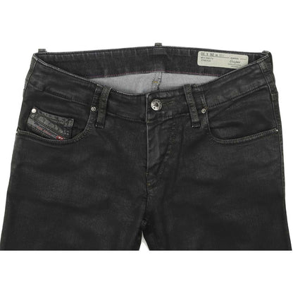Diesel Grupee 0807V Women Black Skinny Slim Stretch Jeans W26 L28