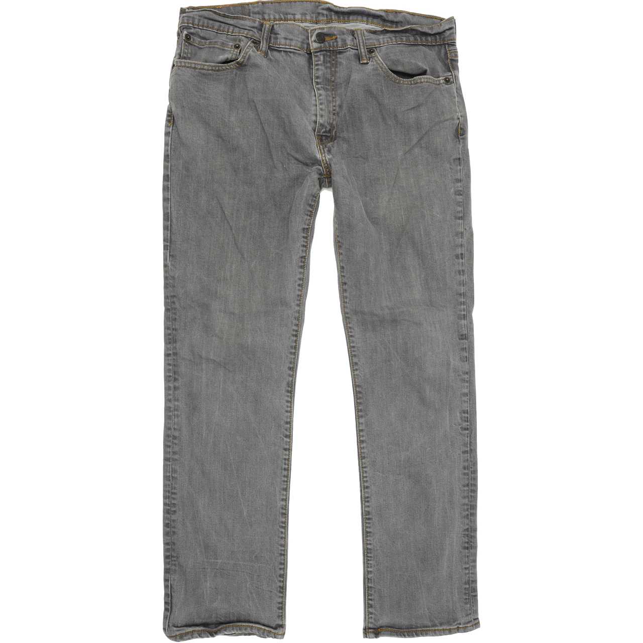 Levi's 511 Men Grey Straight Slim Stretch Jeans W38 L31