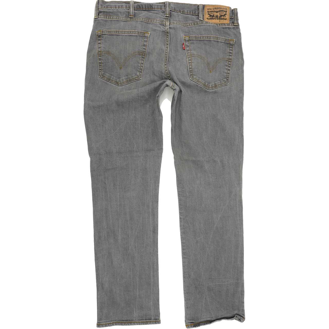Levi's 511 Men Grey Straight Slim Stretch Jeans W38 L31