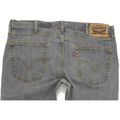 Levi's 511 Men Grey Straight Slim Stretch Jeans W38 L31