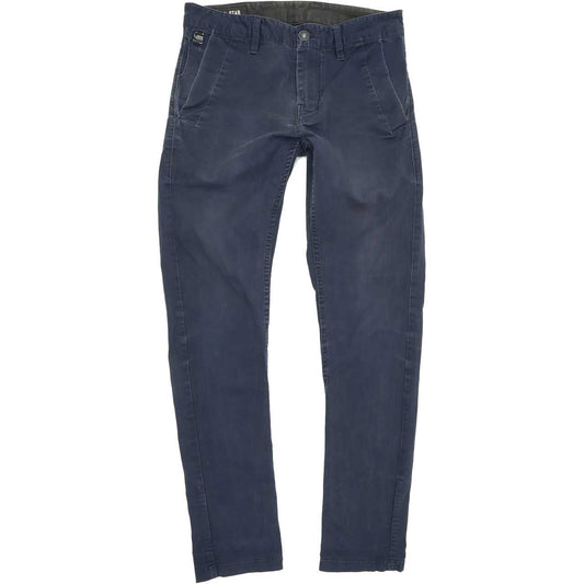 G-Star Bronson Men Blue Straight Slim Chino Stretch Jeans W31 L32