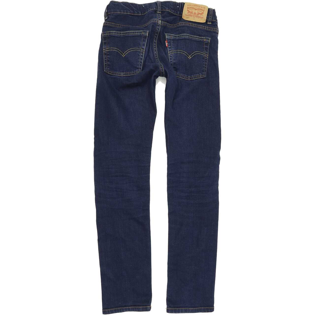 Levi's 510 Kids Men Blue Skinny Slim Stretch Jeans W24 L28