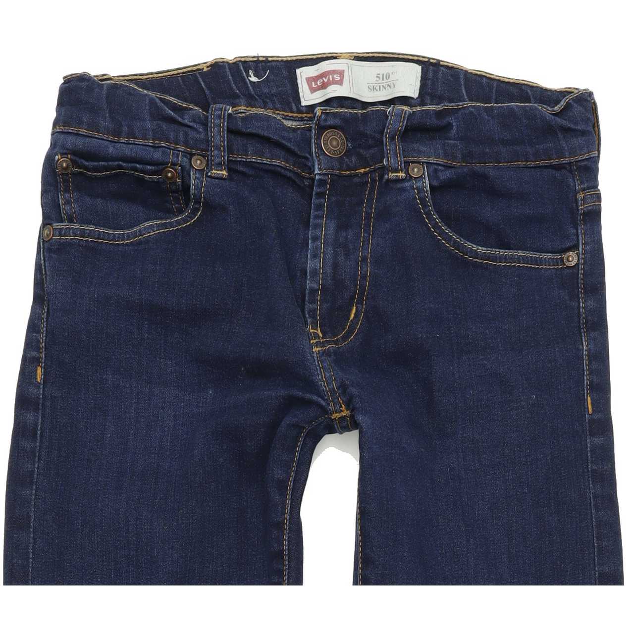 Levi's 510 Kids Men Blue Skinny Slim Stretch Jeans W24 L28