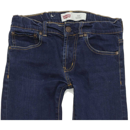 Levi's 510 Kids Men Blue Skinny Slim Stretch Jeans W24 L28