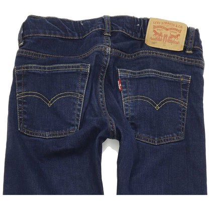 Levi's 510 Kids Men Blue Skinny Slim Stretch Jeans W24 L28