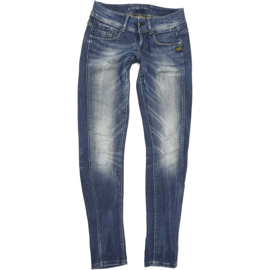 G-Star Midge Cody Women Blue Skinny Slim Stretch Jeans W28 L32
