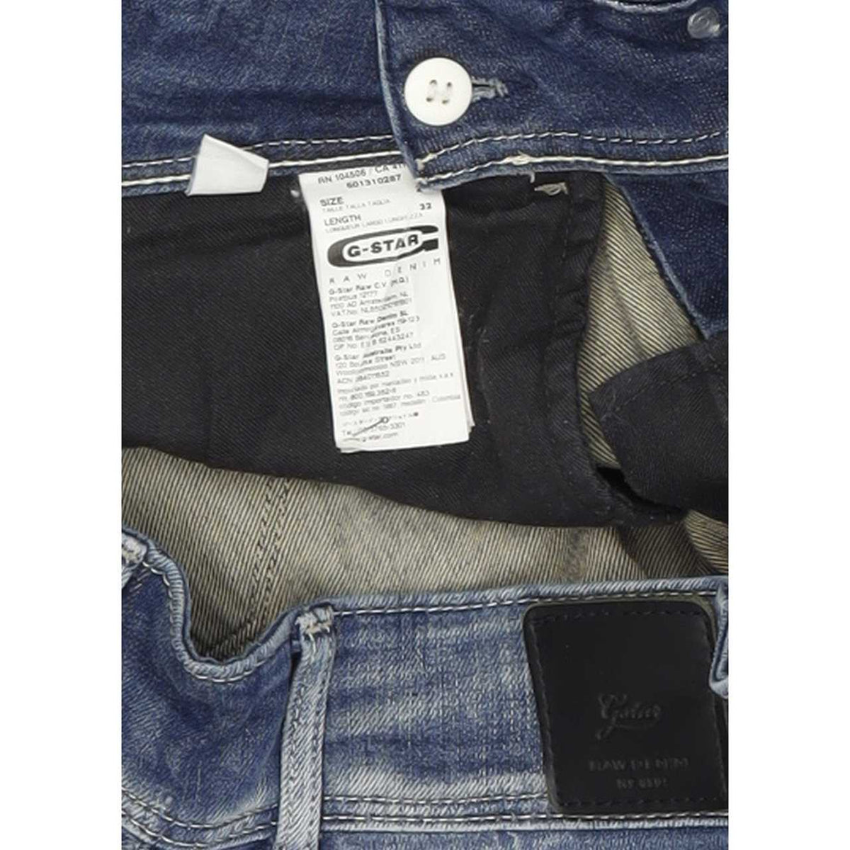 G-Star Midge Cody Women Blue Skinny Slim Stretch Jeans W28 L32