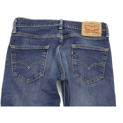 Levi's 511 Men Blue Straight Slim Stretch Jeans W29 L32