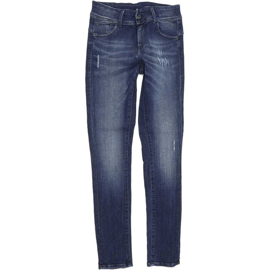 G-Star Kids Women Blue Skinny Slim Stretch Jeans W24 L29