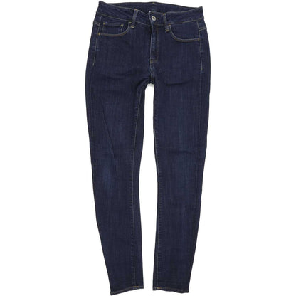 G-Star Women Blue Tapered Slim Stretch Jeans W28 L28